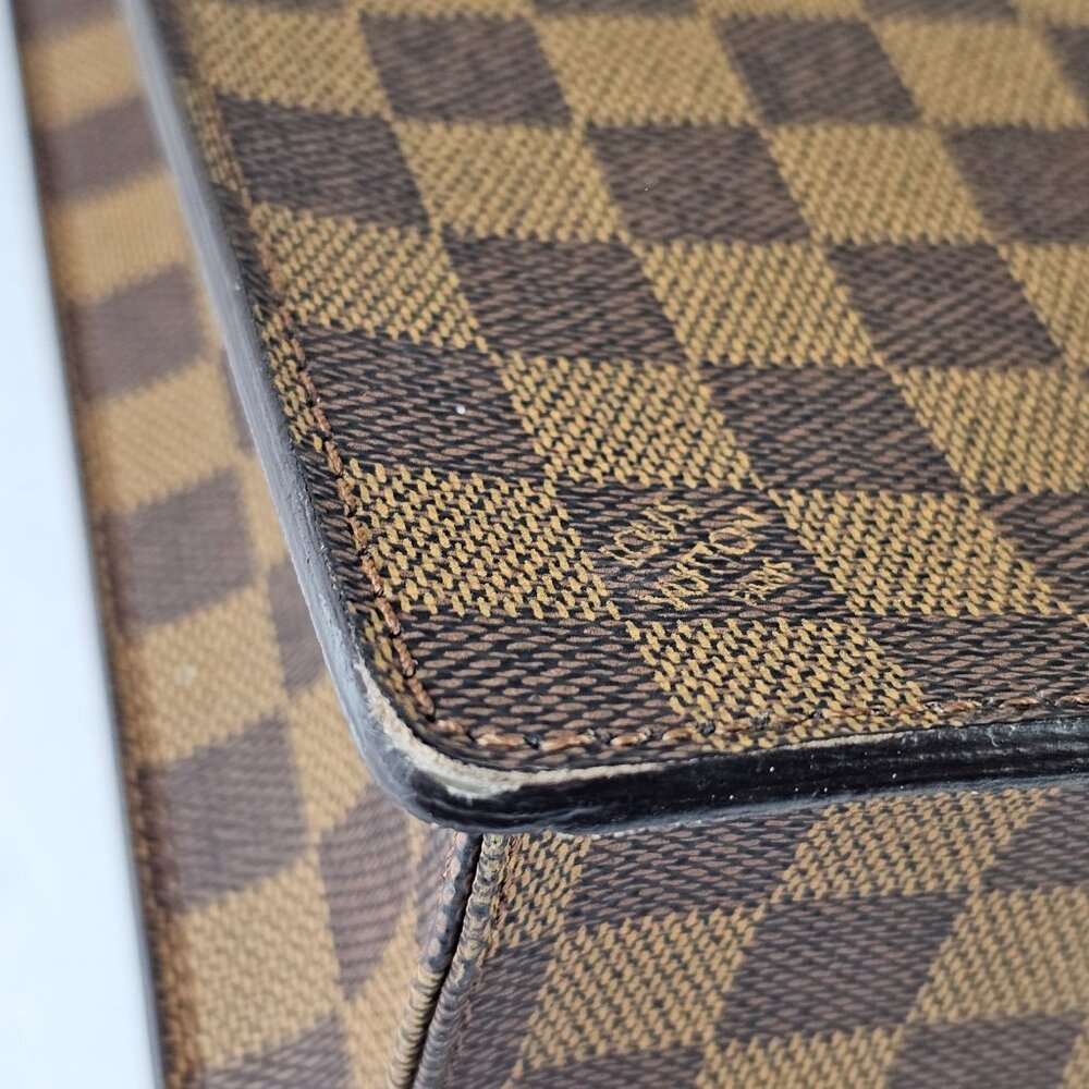 LOUIS VUITTON Damier Messenger Briefcase Mens LV Work Bag Authentic Damier LV - Picture 8 of 16